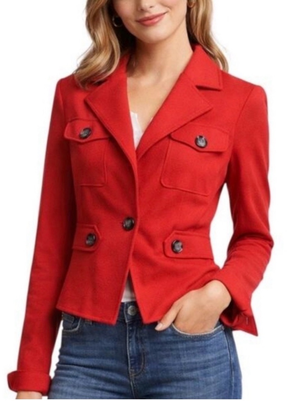CAbi Little Red Jacket Style 3374